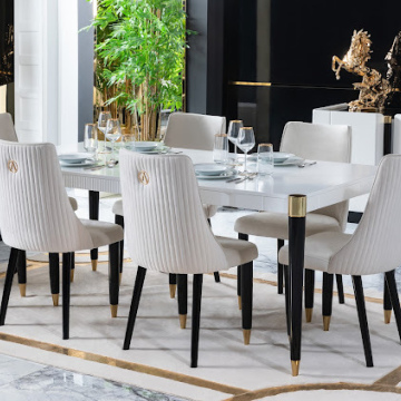 Stella Dining Set – Clean White Aesthetics, Effortless Sophistication